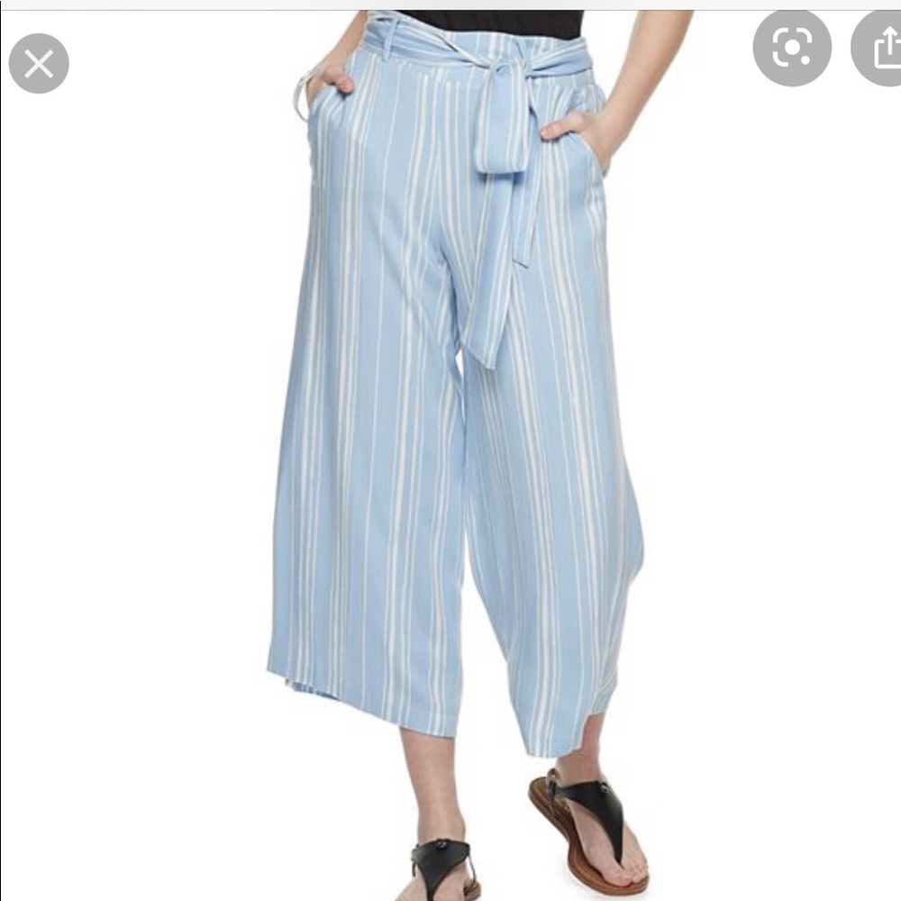 Candi’s wide leg crop pant M